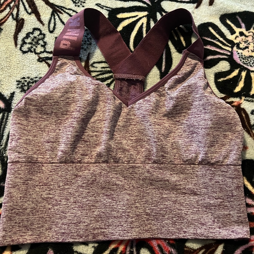 Purple Victoria Secret PINK sports bra